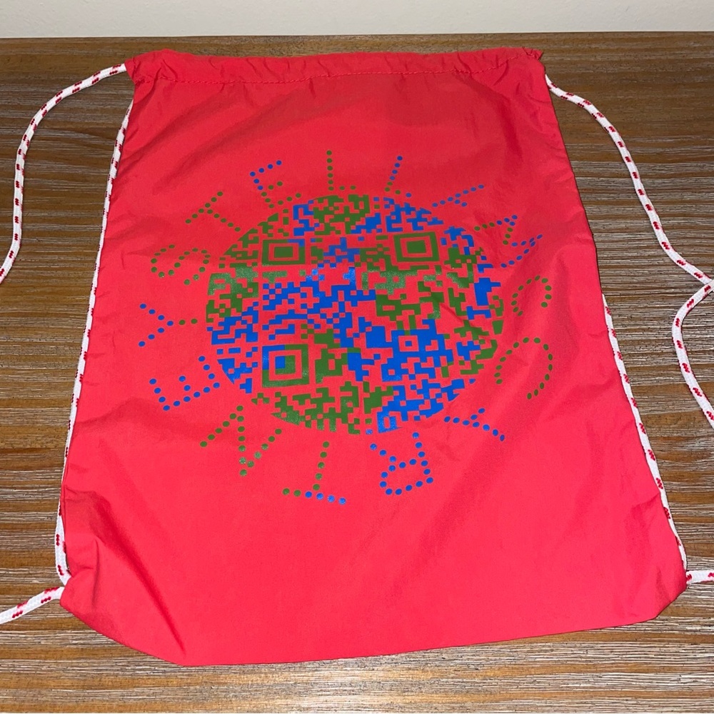 Stella McCartney Logo Drawstring Bag